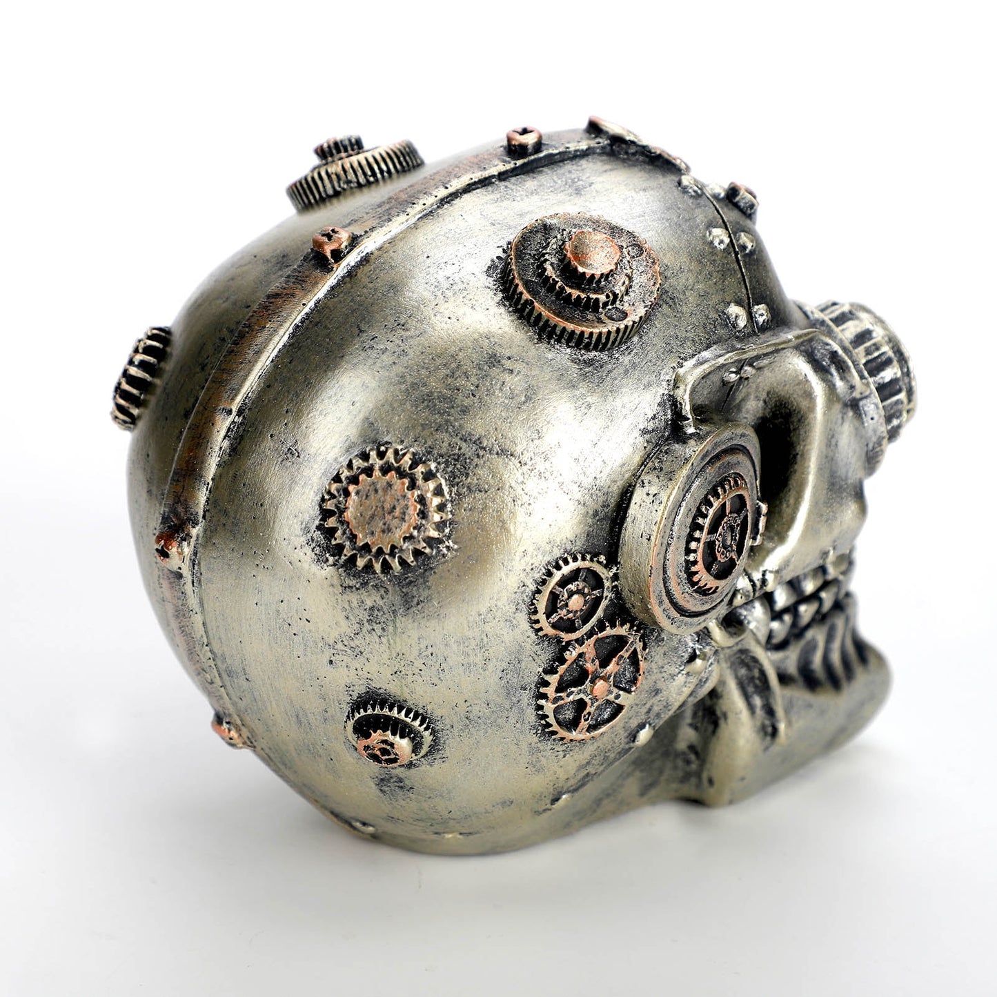 Halloween Skull Decor, Resin Steampunk Skull Decorations, Mechanical Skulls Halloween Decorations Indoor