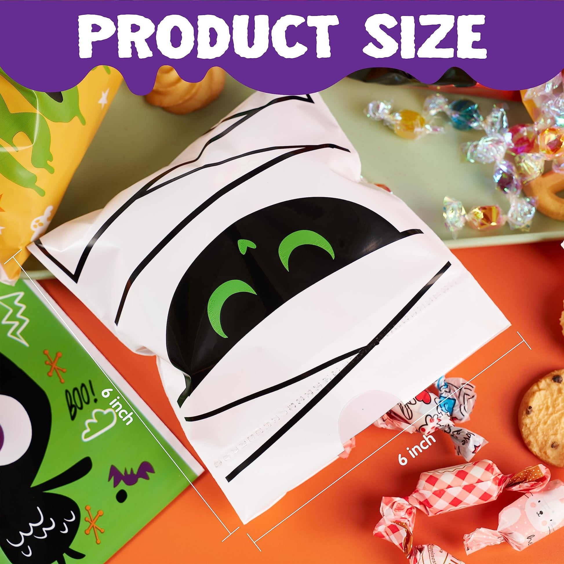108 Pcs Halloween Treat Bags,Halloween Small Drawstring Candy Bags Goodie Bags Trick or Treat Bags Gift Bags,Halloween Bags Party Favors,Halloween Bags Bulk