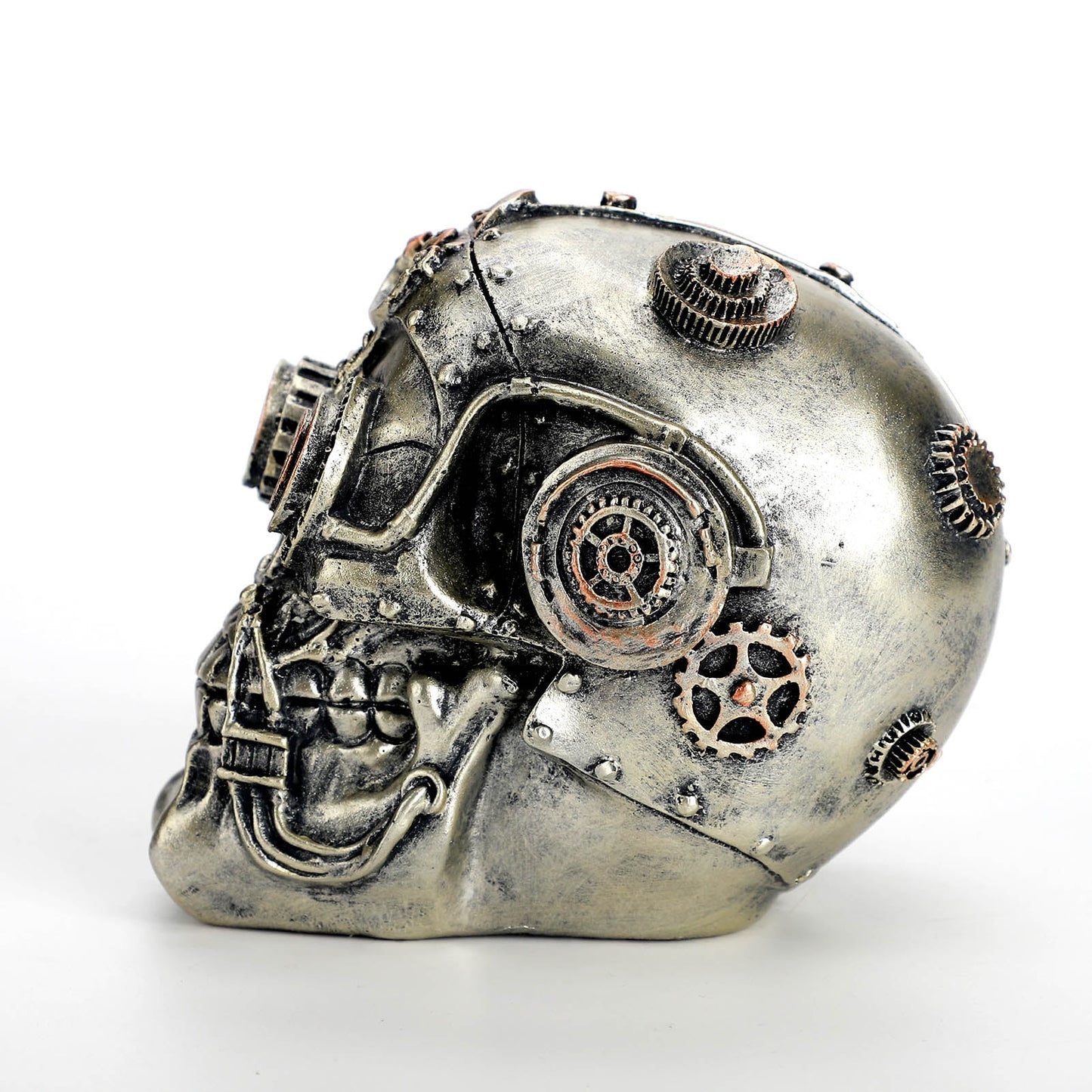 Halloween Skull Decor, Resin Steampunk Skull Decorations, Mechanical Skulls Halloween Decorations Indoor