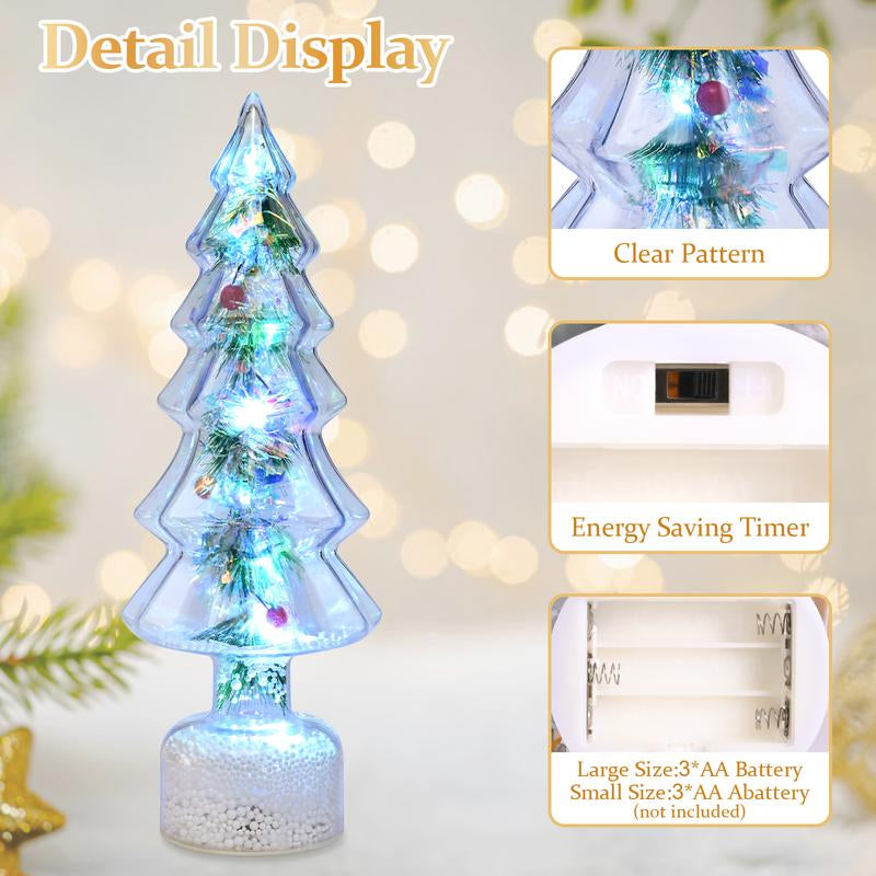 2 Pack Lighted Tabletop Christmas Tree Ornaments with LED Fairy Lights for Living Room Bedroom Fireplace Decorations Indoor Holiday Table Centerpiece Jeurly6 Tiktokshopblackfriday