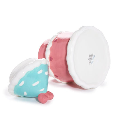 Hello Kitty and Cinnamoroll Ceramic Holiday Cottage Cookie Jar