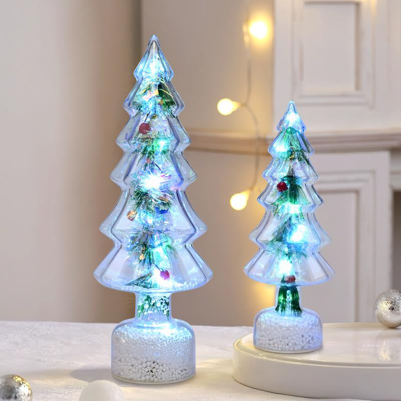 2 Pack Lighted Tabletop Christmas Tree Ornaments with LED Fairy Lights for Living Room Bedroom Fireplace Decorations Indoor Holiday Table Centerpiece Jeurly6 Tiktokshopblackfriday