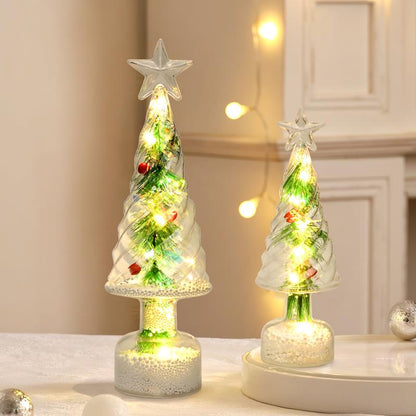 2 Pack Lighted Tabletop Christmas Tree Ornaments with LED Fairy Lights for Living Room Bedroom Fireplace Decorations Indoor Holiday Table Centerpiece Jeurly6 Tiktokshopblackfriday