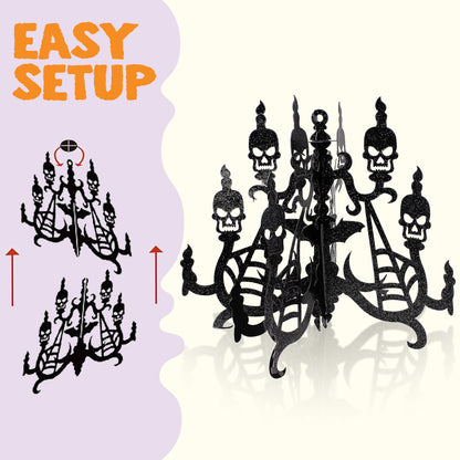 29 Pcs Halloween Hanging Swirl Decorations and Witch Hats,Halloween Decorations Indoor Birthday Party Supplies Decorations,Pumpkin Spider Ghost Decor